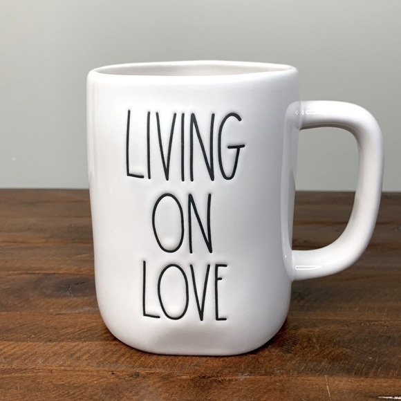 Rae Dunn “Living On Love” Mug - Picture 1 of 7